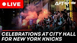 LIVE | Thousands of Fans Pack City Hall to Celebrate the New York Knicks | FIFA World Cup 2026