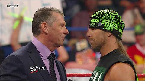 Mr. McMahon and Shawn Michaels talk about Bret Hart