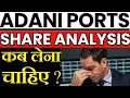 Adani ports share analysis  adani ports share latest news 