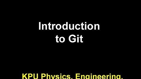 01 Introduction to Git