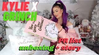 KYLIE X GRINCH UNBOXING + HOW I GOT ON THE PR LIST STORY | VLOGMAS DAY 1