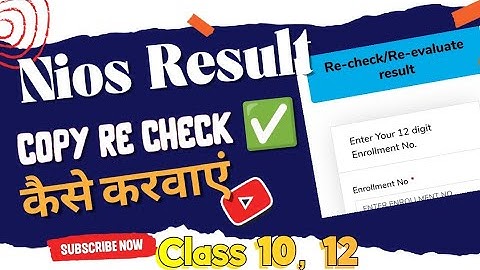 nios result 2023 for oct november 2022 revaluation and rechecking kya he fail ho gaye to kya ,