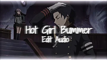 Hot Girl Bummer - (blackbear) Edit Audio