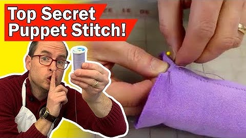 Learn to Sew Puppet Fleece - Swazzle Puppet Studio Episode 18
