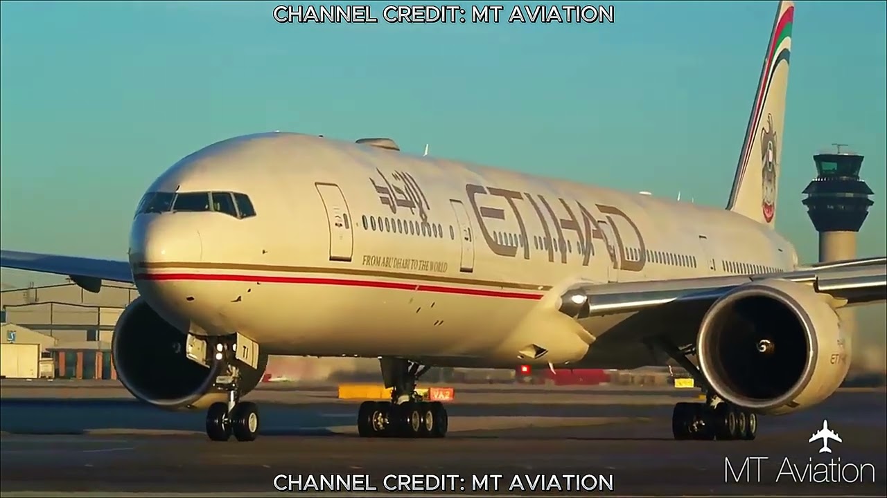 Incredible Sound of World's Largest Commercial Jet Engine GE90 - Close Spool Up - Manchester Airport