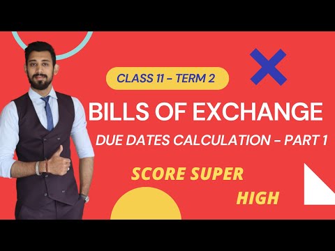 Bills of Exchange | Class 11 | Accounts | Part 1 | term 2