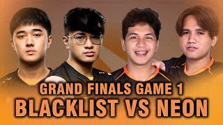 BLACKLIST vs NEON - GAME 1 GRAND FINALS - CAST BY ARMEL, JAU - PGL Wallachia Dota 2