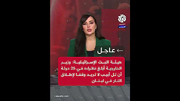 عاجل وزير الخارجية الإسرائيلي أبلغ نظراءه في 25 دولة أن تل أبيب لا تريد وقفا لإطلاق النار في لبنان 