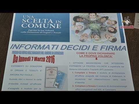 Donazione organi: a