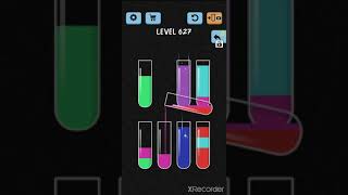solve and solution water color sort game level 627