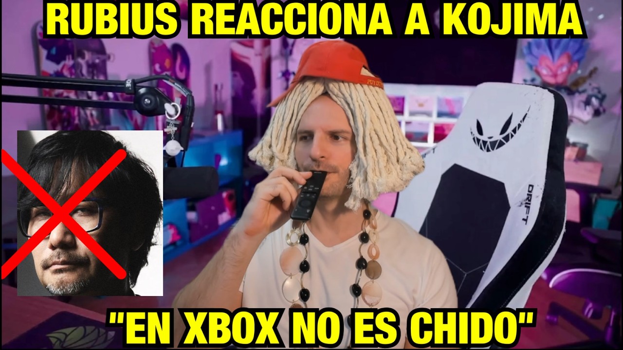 🔥 RUBIUS REACCIONA A KOJIMA EN XBOX: "AHORA ODIO A KOJIMA"