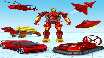 Turtle Robot Car Transform: Multi Robot Transform War of Robot Game 2021 - Android Gameplay
