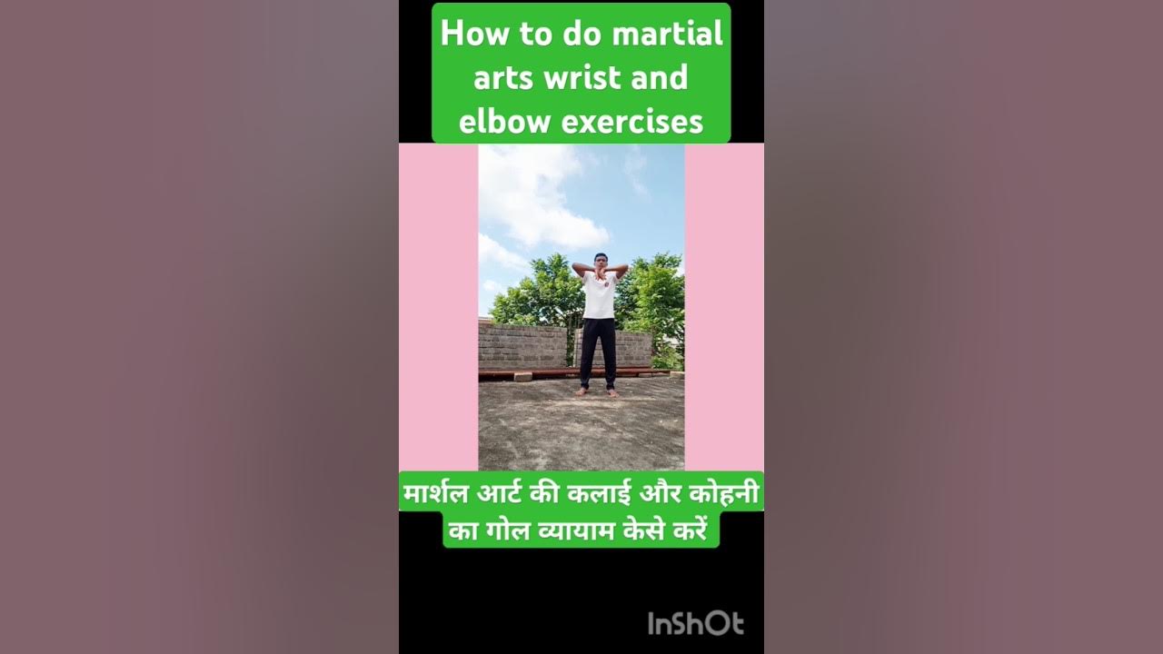 How to do martial arts wrist and elbow exercisesvairalshorts YouTube