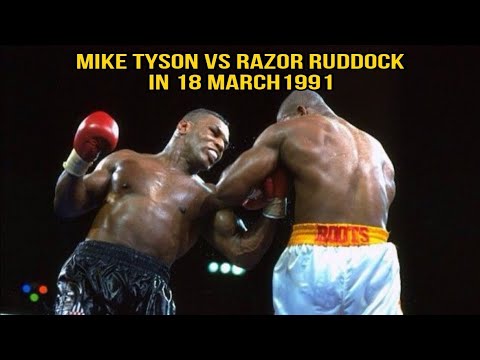 MIKE TYSON VS RAZOR RUDDOCK | FULL FIHGT IN 18 MARCH 1991 - YouTube