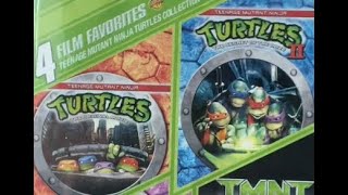 Teenage Mutant Ninja Turtles 4 Film Favorites Collection Blu-Ray Disc Unboxing And Review