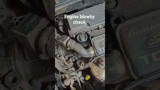 FORD FIESTA /FIGO ENGINE BLOWBY CHECK @motorinc #automobile