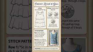 Luxury crochet style top tutorial 16 /DIY crochet for beginner