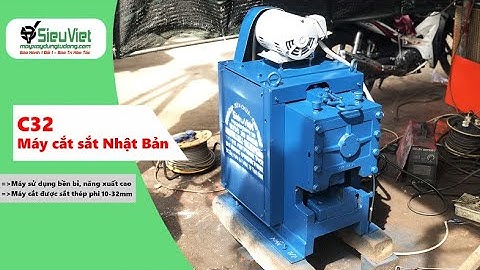 Máy cắt sắt xây dựng C32 Nhật Bản Onkin OKC32 - Hàng nguyên zin từ Nhật Bản