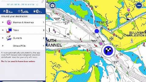 Navionics App Auto Routing