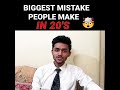 Biggest mistake people make in 20's