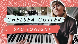 How To Play - Sad Tonight by Chelsea Cutler | Easy Piano How To screenshot 2