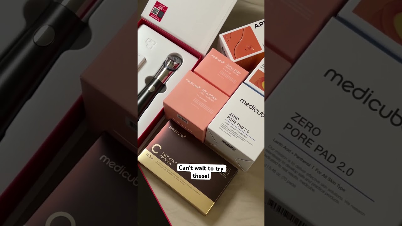 Medicube and April Skin unboxing! 