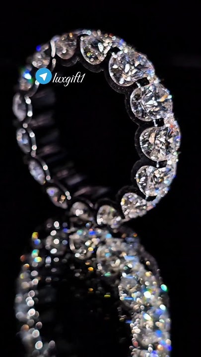 Кольцо-дорожка из бриллиантов 0.5 и 0.3 карата. Лабораторные бриллианты ...