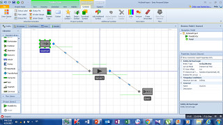 Developing a simple model in Simio