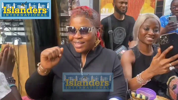 MOMENT NOLLYWOOD ACTRESS, BIMBO THOMAS, PROVES SHE'S A GREAT DANCER AT REMY GOLD BOUTIQUE OPENING