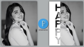 Photo Text Masking Effect | PixellabEditing | Pixellab Tutorial | One Techee - Ritesh Editor