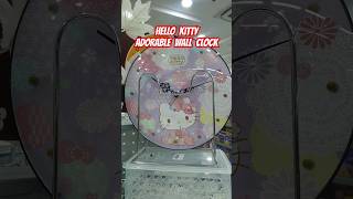 Is it time to get one of these adorable #hellokitty wall clock? #shorts #sanrio #cute #kawaii