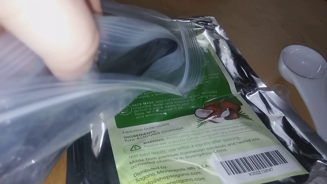 Raw Activated Charcoal Powder Review YouTube