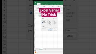 How To Fill Serial No in Excel | Excel Serial No Trick