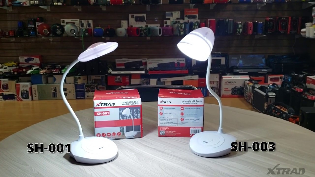 SH001 / SH003 Luminária LED Flexível YouTube