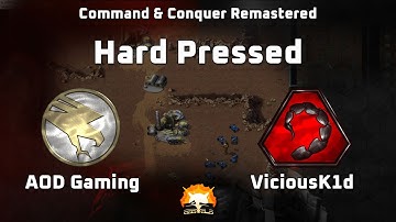 CNC Remaster: AOD Gaming (GDI) vs ViciousK1d (Nod) - Hard Pressed