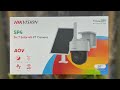 Internet yo‘q joyda ham ishlaydigan kamera  | 4G +Quyosh paneli = Mukammal xavfsizlik |Hikvision SP4