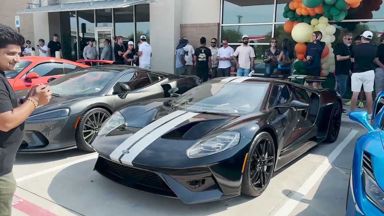 Insane Car Meet in Plano Featuring a Ford GT, Porsche GT2RS and GT3RS, and a McLaren 765LT 