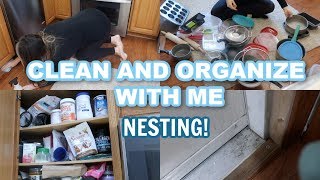 ULTIMATE CLEAN/DECLUTTER WITH ME | NESTING CLEANING MOTIVATION | 34 WEEKS PREGNANT