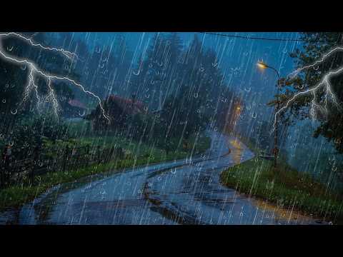 Sonido de Lluvia Relajante para Dormir - Lluvia y Truenos en Techo , Rain Sound for Sleeping #230