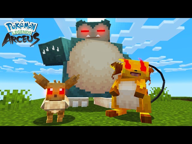 I Tried Catching Alpha Pokémon in Minecraft Legends Arceus - YouTube