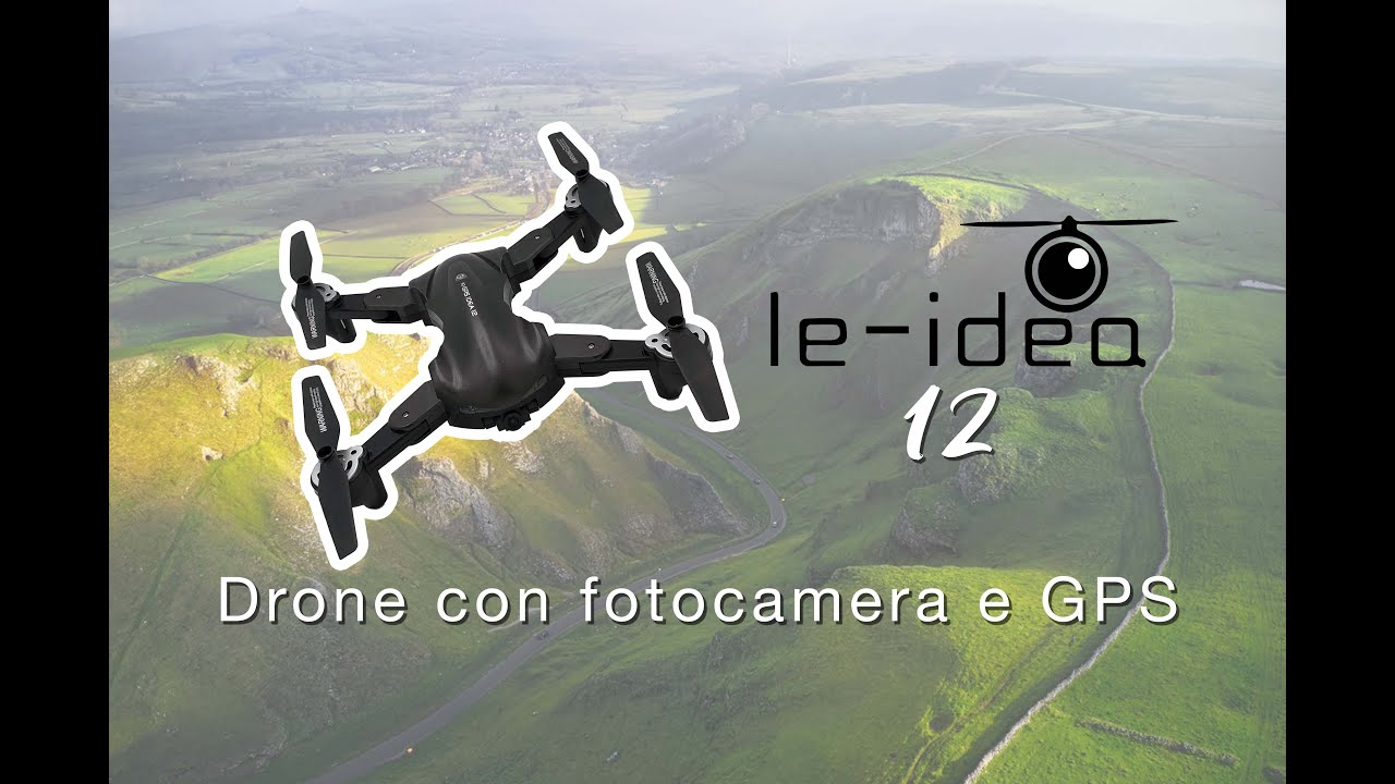 IDEA 12 drone GPS e fotocamera ITA review 