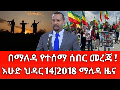 እሁድ ህዳር 14 2018 ሰበር ዜና November 2025 Daily News Ethiopianews ሰበርዜና News Ethio World News
