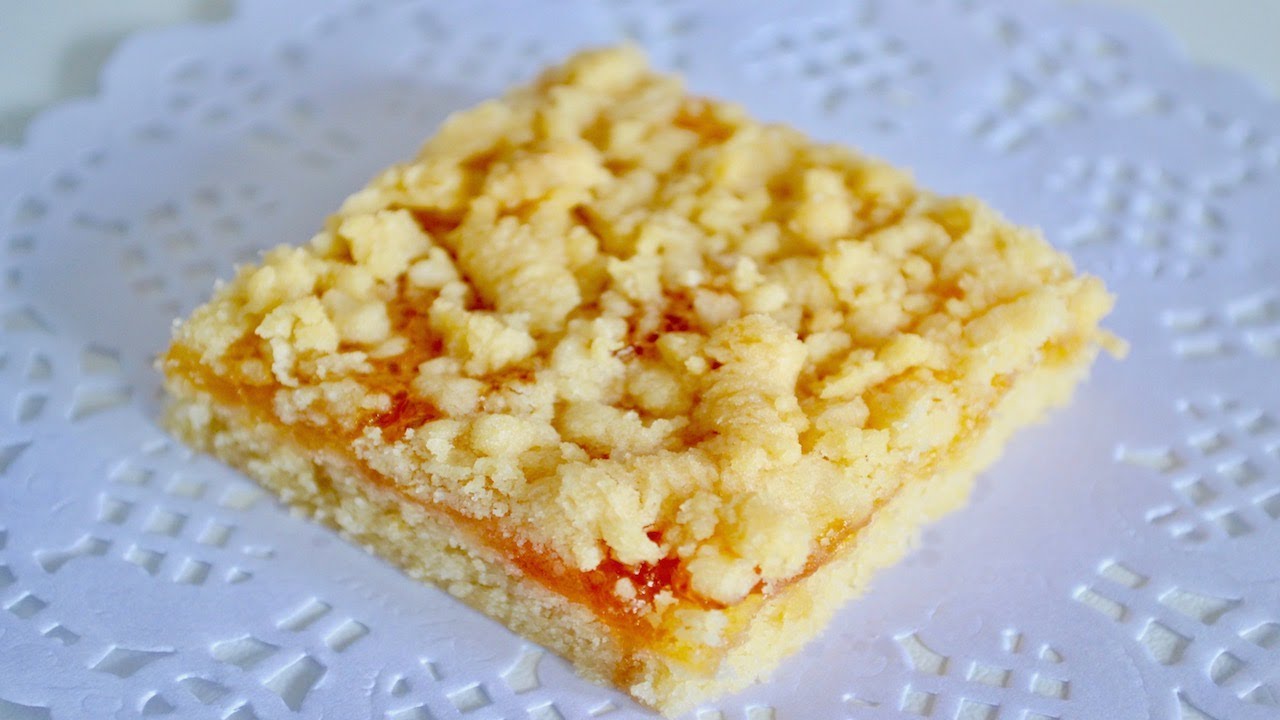 Crumble à la confiture d'abricot/ حلوى المبروشة أو صب الرشراش بمقادير مضبوطة و النتيجة جد مضمونة