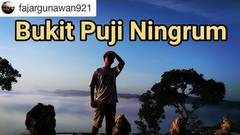 Viral Bukit Puji Ningrum Negeri di Atas Awan di Sukaraja Tasikmalaya
