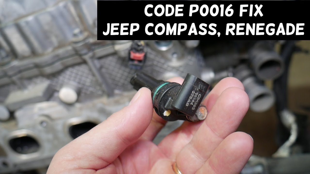 JEEP COMPASS RENEGADE  CODE P0016 ENGINE LIGHT ON. CAR NOT STARTING FIX  - YouTube