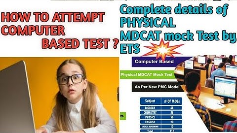 Physical Computer Based Mock Test- Complete Details. How to attempt Computer Based Test