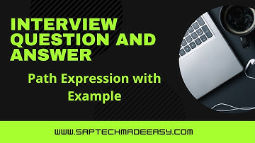 Path Expression with Example