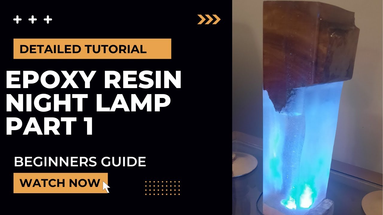 How to make epoxy resin night lamp (part 1) #epoxyresinlamp #epoxyresin ...