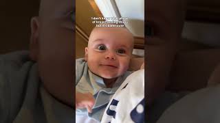 That Little Smile While Breastfeeding 🥹❤️👩‍🍼 #breastfeeding #newborn #baby #postpartum #mumlife