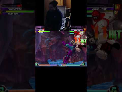MvC2: Matt D - Iron Man Solo A2G Infinite to Crossup to NJ Infinite on Pad vs Sent .:2.27.26:.